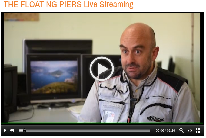 Interview with Teleboario on The Floating Piers
